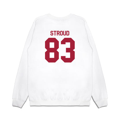 Indiana - NCAA Football : Hunter Stroud - Flipping Champs Premium Crewneck Sweatshirt-1