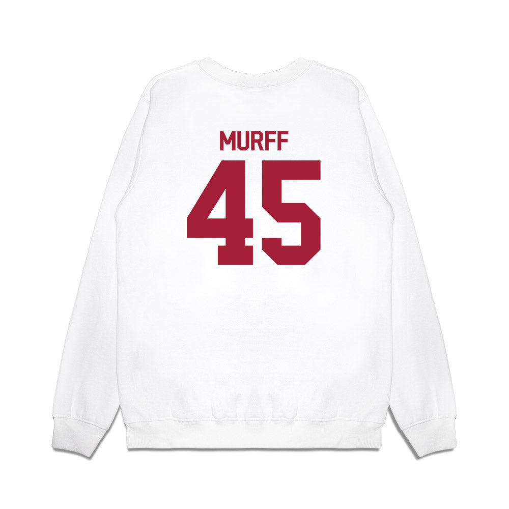 Indiana - NCAA Football : Lincoln Murff - Flipping Champs Premium Crewneck Sweatshirt-1