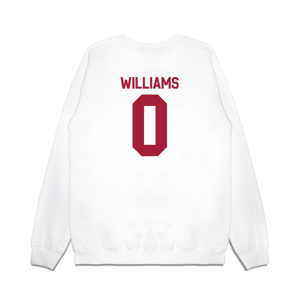 Indiana - NCAA Football : Carson Williams - Flipping Champs Premium Crewneck Sweatshirt-1