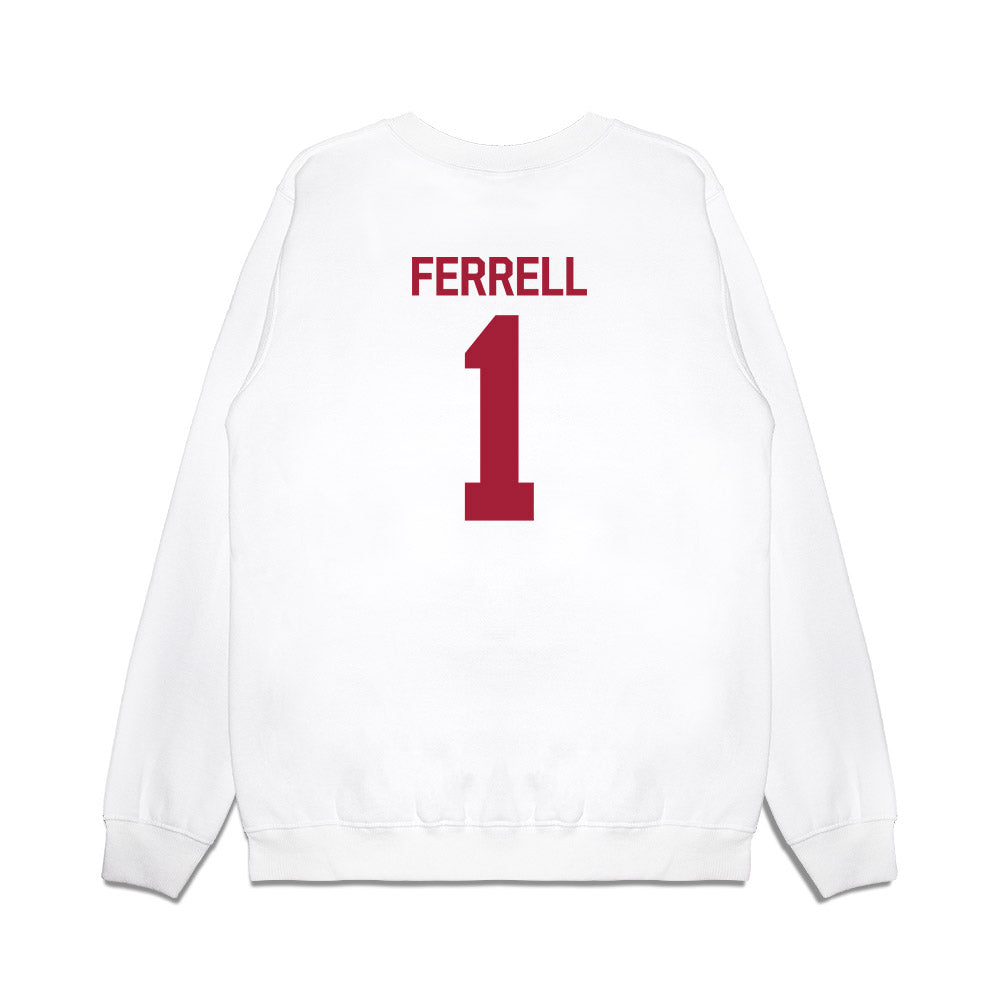 Indiana - NCAA Football : Amare Ferrell - Flipping Champs Premium Crewneck Sweatshirt-1