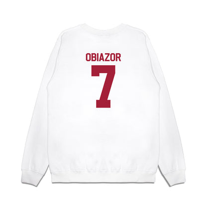 Indiana - NCAA Football : Chiddi Obiazor - Flipping Champs Premium Crewneck Sweatshirt-1