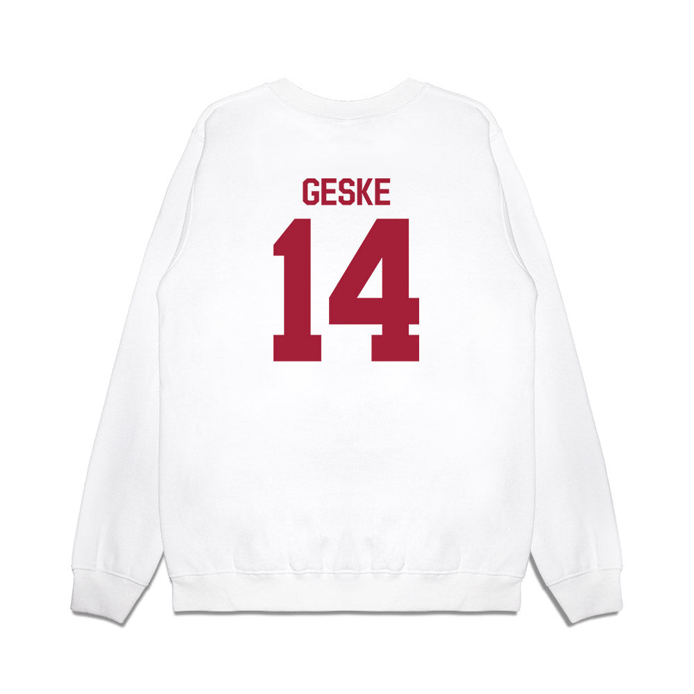 Indiana - NCAA Football : Maverick Geske - Flipping Champs Premium Crewneck Sweatshirt-1