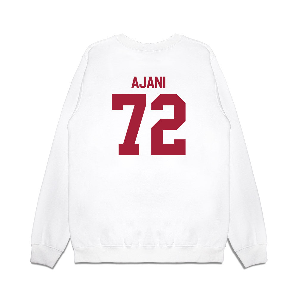 Indiana - NCAA Football : Adedamola Ajani - Flipping Champs Premium Crewneck Sweatshirt-1