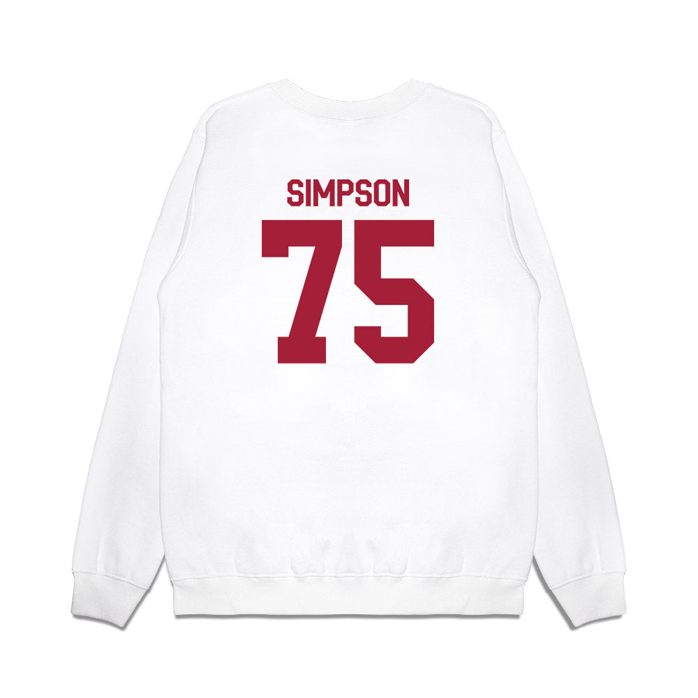 Indiana - NCAA Football : Sam Simpson - Flipping Champs Premium Crewneck Sweatshirt-1