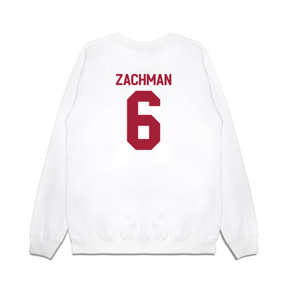 Indiana - NCAA Football : Preston Zachman - Flipping Champs Premium Crewneck Sweatshirt-1