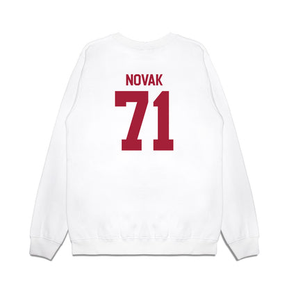 Indiana - NCAA Football : Benjamin Novak - Flipping Champs Premium Crewneck Sweatshirt-1