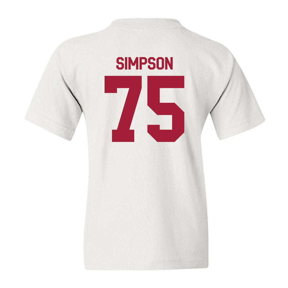 Indiana - NCAA Football : Sam Simpson - Flipping Champs Youth T-Shirt-1