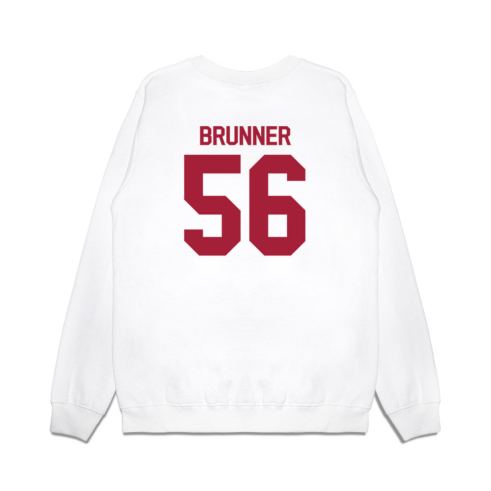 Indiana - NCAA Football : Joe Brunner - Flipping Champs Premium Crewneck Sweatshirt-1