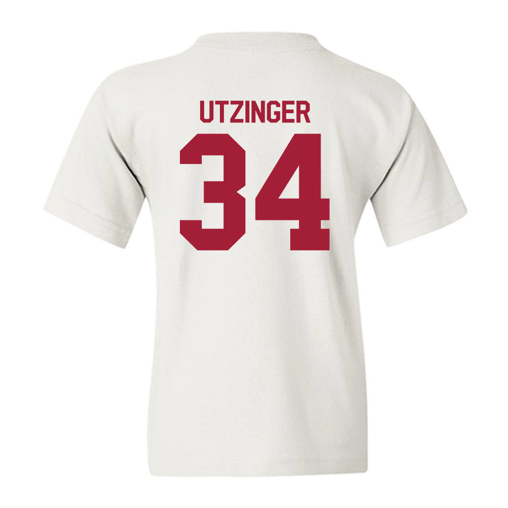 Indiana - NCAA Football : Jeff Utzinger - Flipping Champs Youth T-Shirt-1