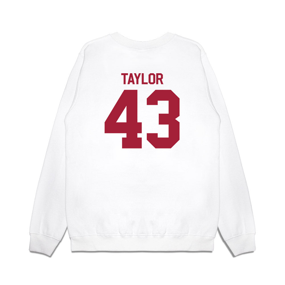 Indiana - NCAA Football : Bryce Taylor - Flipping Champs Premium Crewneck Sweatshirt-1