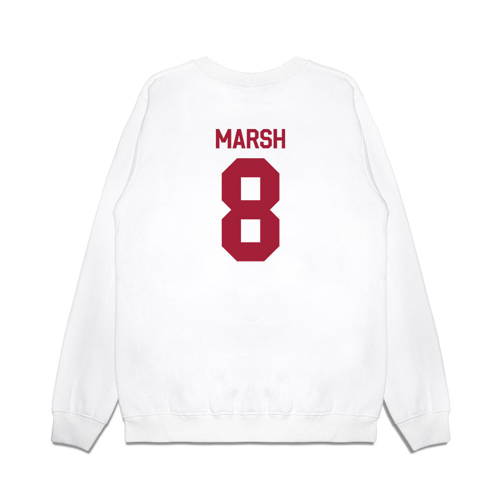 Indiana - NCAA Football : Nick Marsh - Flipping Champs Premium Crewneck Sweatshirt-1