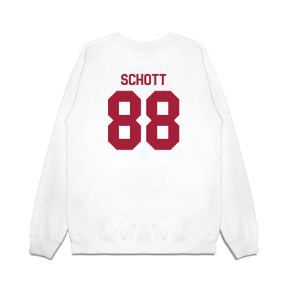 Indiana - NCAA Football : Brock Schott - Flipping Champs Premium Crewneck Sweatshirt-1