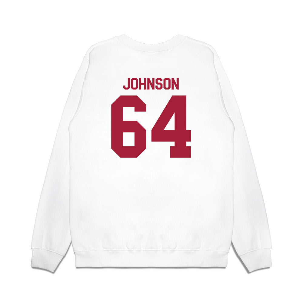 Indiana - NCAA Football : Chance Johnson - Flipping Champs Premium Crewneck Sweatshirt-1
