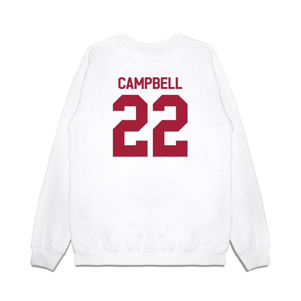 Indiana - NCAA Football : Jayreon Campbell - Flipping Champs Premium Crewneck Sweatshirt-1