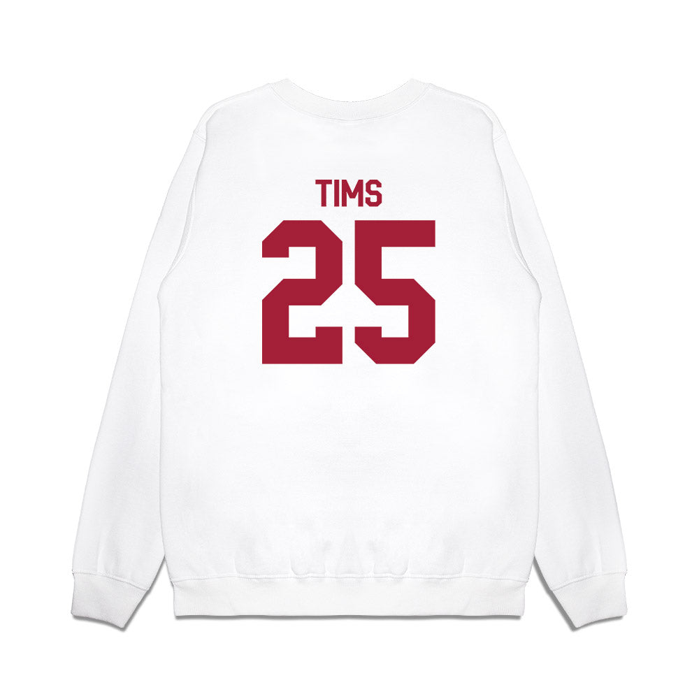 Indiana - NCAA Football : Dmontae Tims - Flipping Champs Premium Crewneck Sweatshirt-1