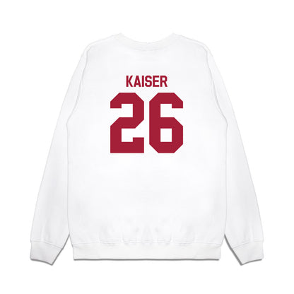 Indiana - NCAA Football : Cade Kaiser - Flipping Champs Premium Crewneck Sweatshirt-1