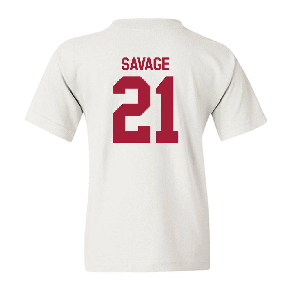 Indiana - NCAA Football : Jacob Savage - Flipping Champs Youth T-Shirt-1