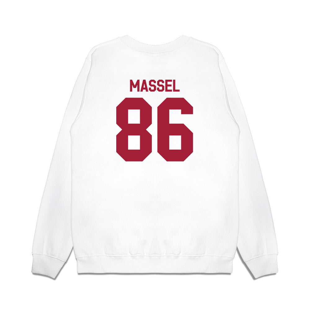 Indiana - NCAA Football : Bruno Massel - Flipping Champs Premium Crewneck Sweatshirt-1