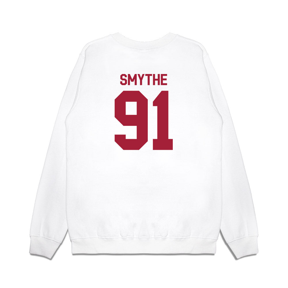 Indiana - NCAA Football : Blake Smythe - Flipping Champs Premium Crewneck Sweatshirt-1