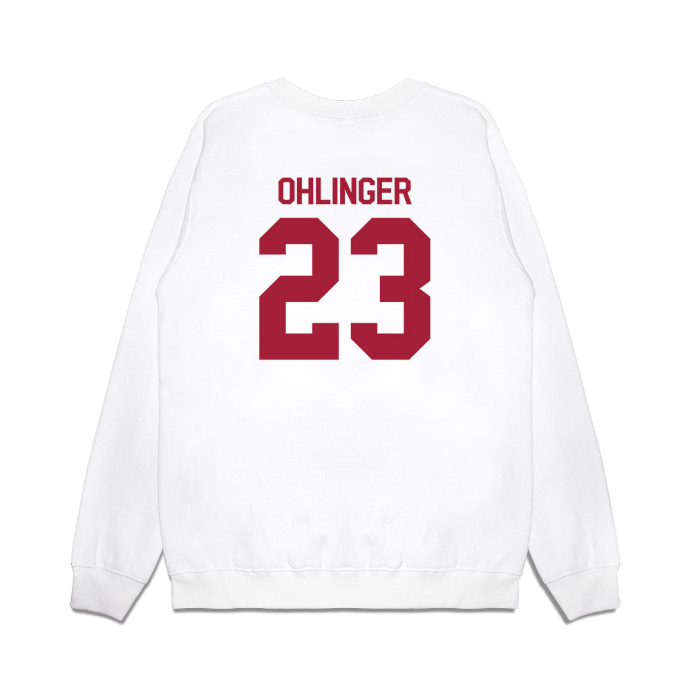 Indiana - NCAA Football : Henry Ohlinger - Flipping Champs Premium Crewneck Sweatshirt-1