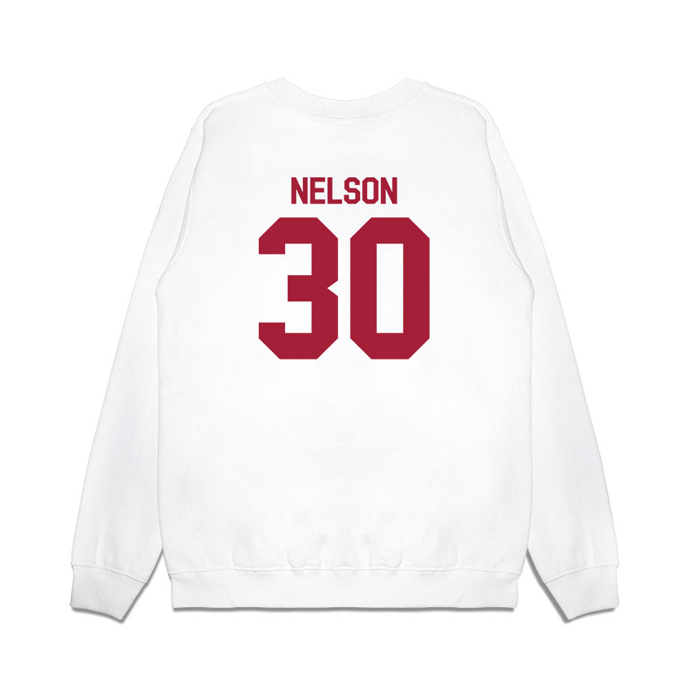 Indiana - NCAA Football : PJ Nelson - Flipping Champs Premium Crewneck Sweatshirt-1