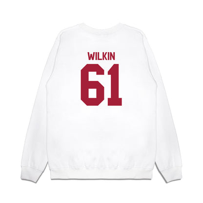 Indiana - NCAA Football : Baylor Wilkin - Flipping Champs Premium Crewneck Sweatshirt-1