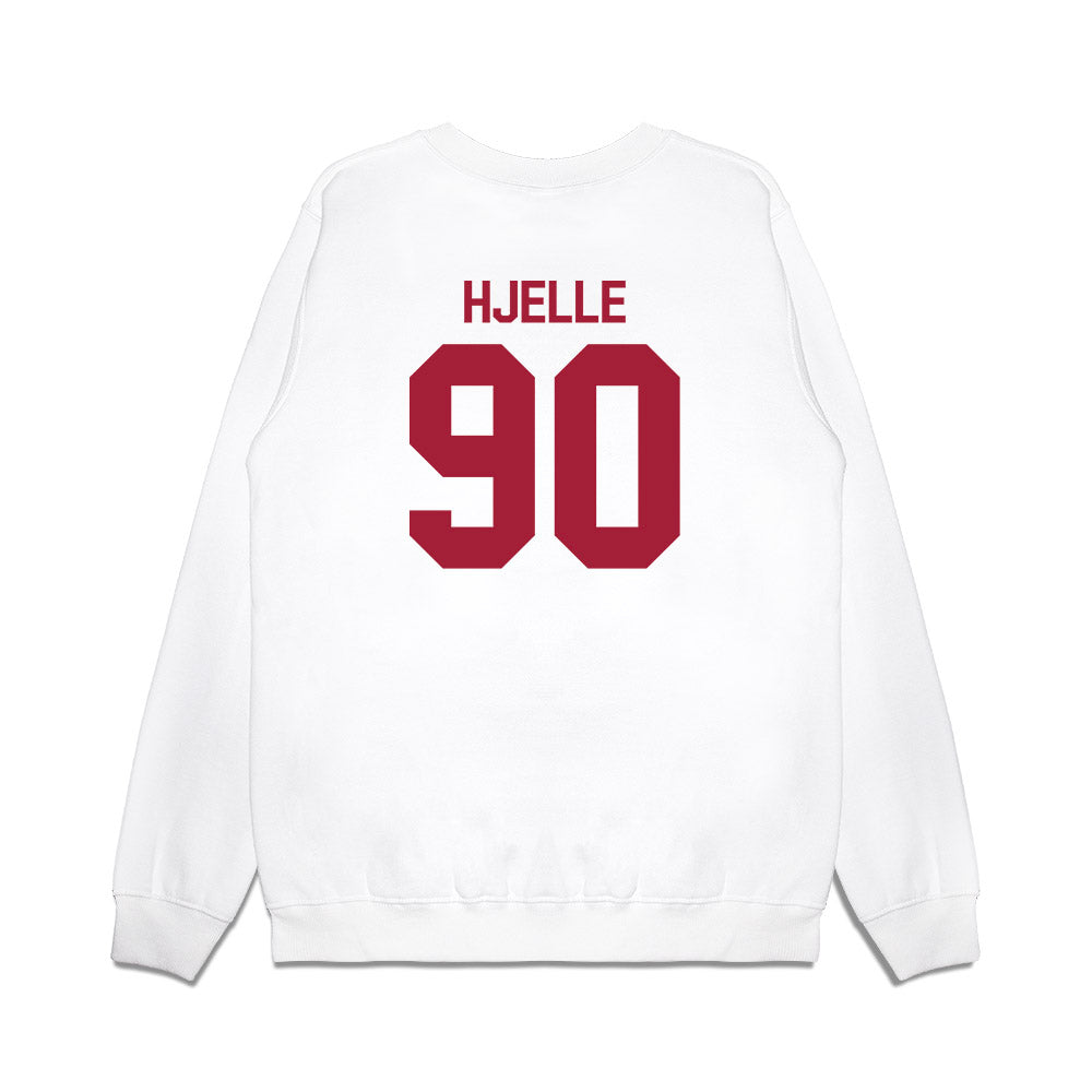 Indiana - NCAA Football : Joe Hjelle - Flipping Champs Premium Crewneck Sweatshirt-1