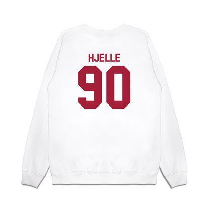 Indiana - NCAA Football : Joe Hjelle - Flipping Champs Premium Crewneck Sweatshirt-1