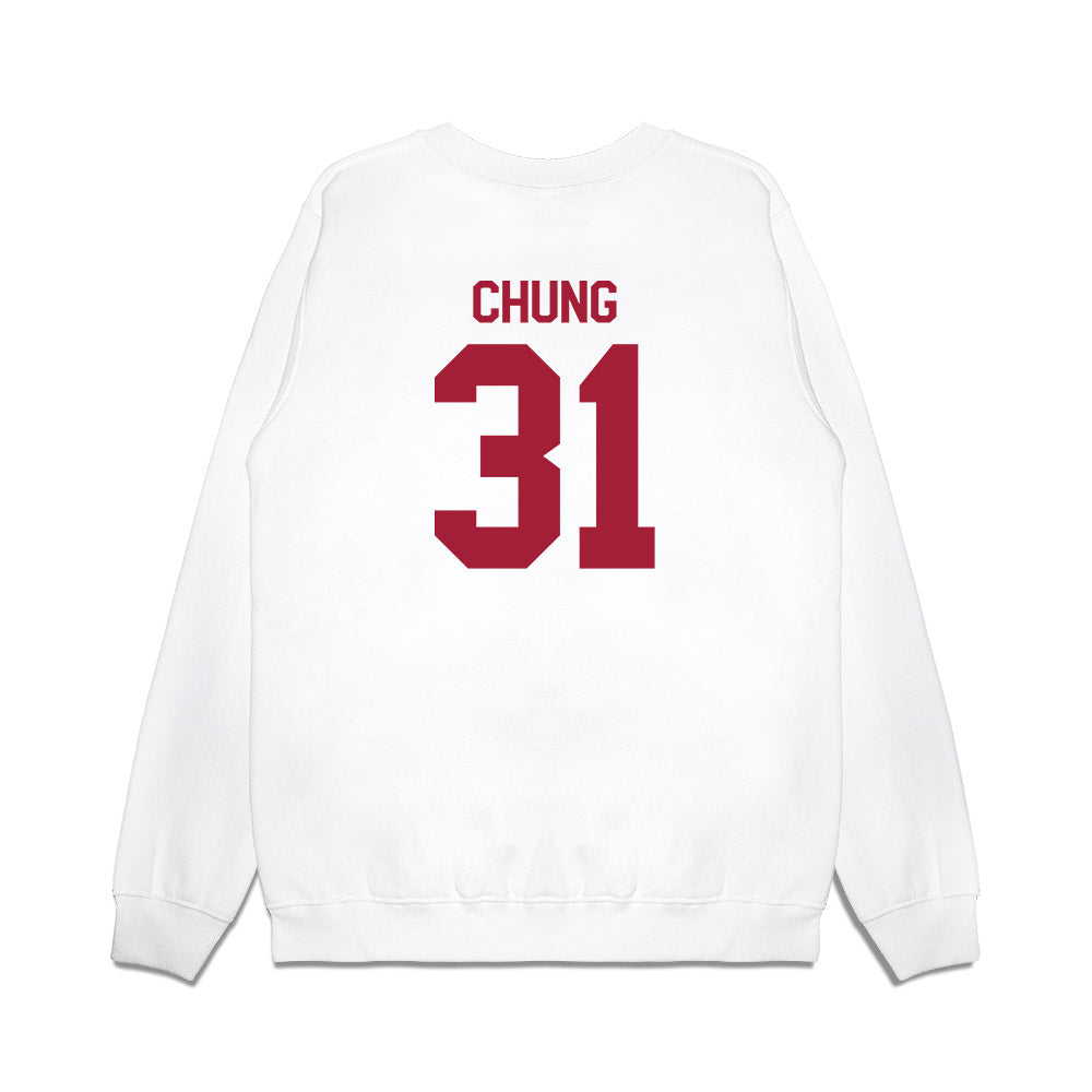 Indiana - NCAA Football : Anthony Chung - Flipping Champs Premium Crewneck Sweatshirt-1