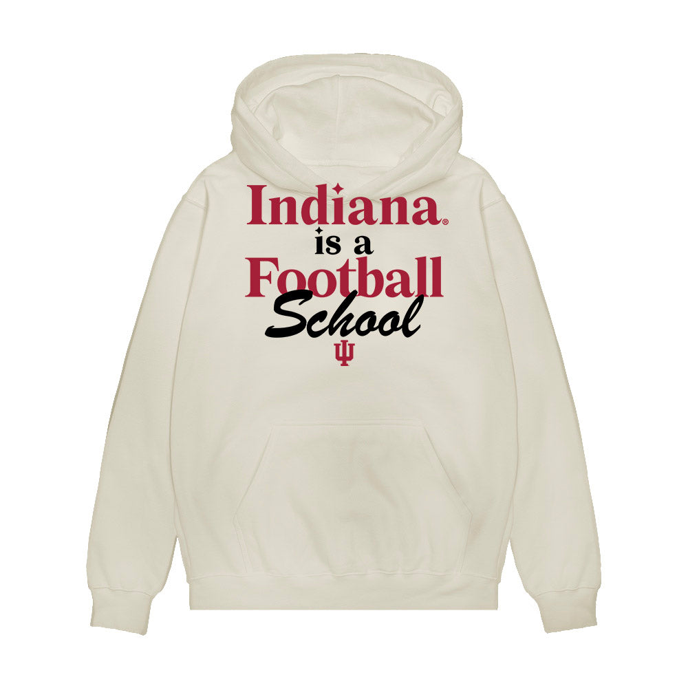 Indiana - NCAA Football : Iosua Stephens - Flipping Champs Premium Hooded Sweatshirt-0