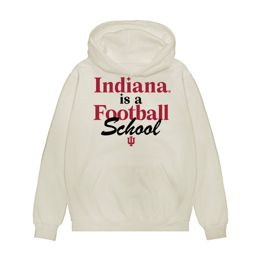 Indiana - NCAA Football : Kenton Mondeau - Flipping Champs Premium Hooded Sweatshirt-0