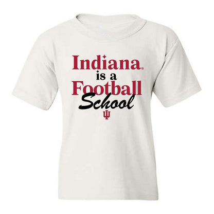 Indiana - NCAA Football : Brock Schott - Flipping Champs Youth T-Shirt-0