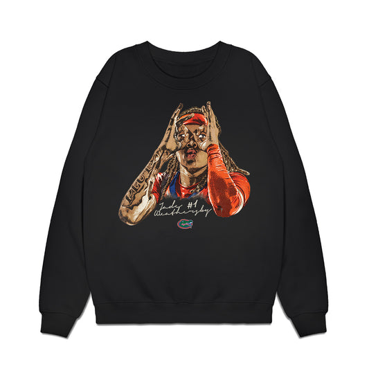 Florida - NCAA Women's Basketball : Jade Weathersby - Game Face Premium Crewneck Sweatshirt-0