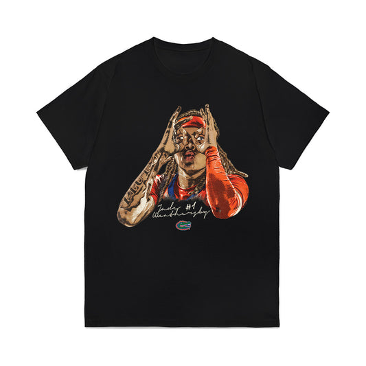 Florida - NCAA Women's Basketball : Jade Weathersby - Game Face Comfort Colors T-Shirt-0