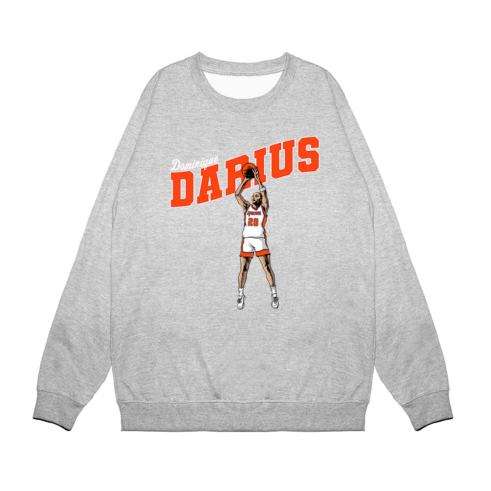 Syracuse - NCAA Women's Basketball : Dominique Darius - Game Winner Premium Crewneck Sweatshirt-0