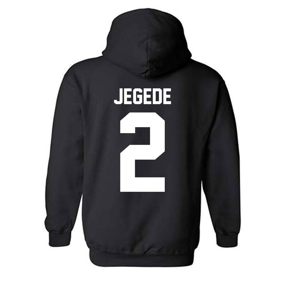 Charleston - NCAA Women's Basketball : Abby Jegede - Vintage Shersey Hooded Sweatshirt-1