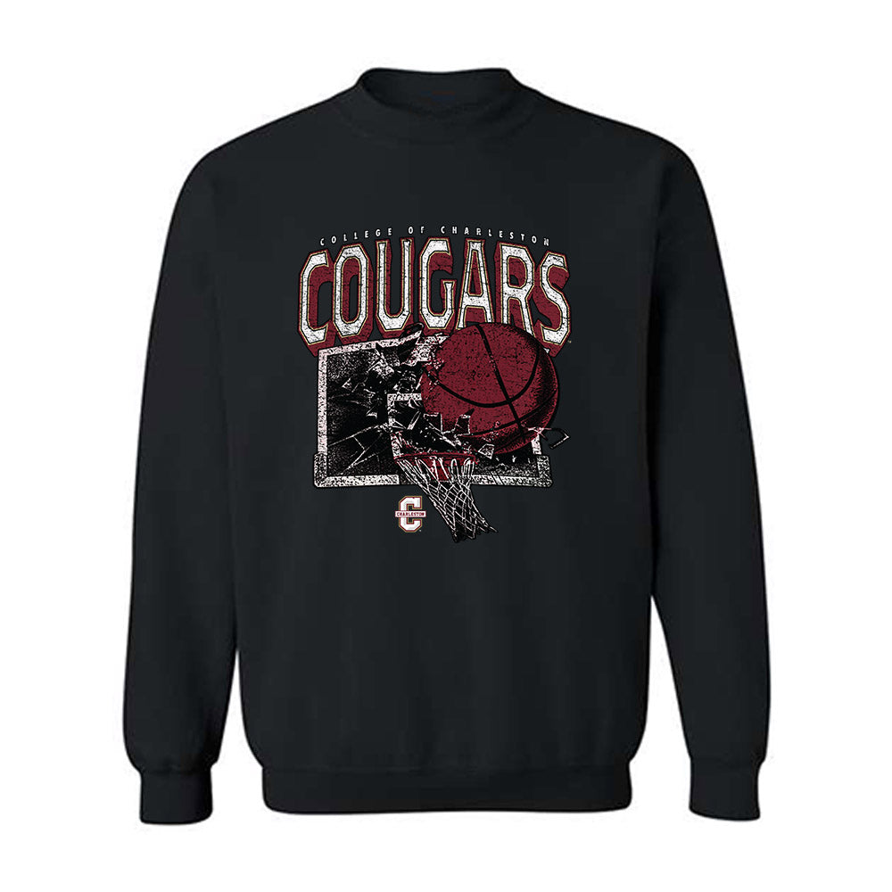 Charleston - NCAA Women's Basketball : Abby Jegede - Vintage Shersey Crewneck Sweatshirt-0