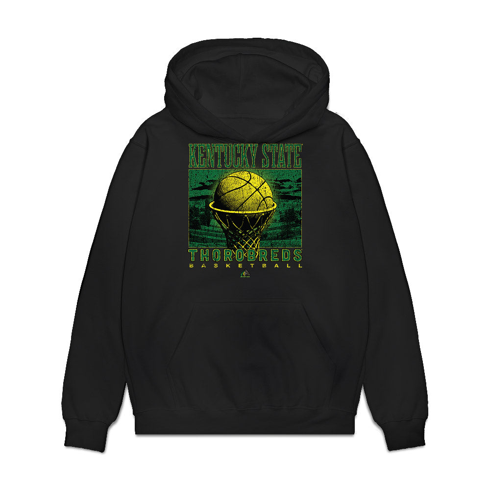 KYSU - NCAA Women's Basketball : Alycia Triplett - Vintage Premium Hooded Sweatshirt-0