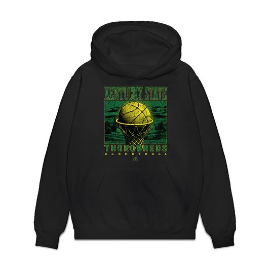 KYSU - NCAA Men's Basketball : Dashawn Hall - Vintage Premium Hooded Sweatshirt-0