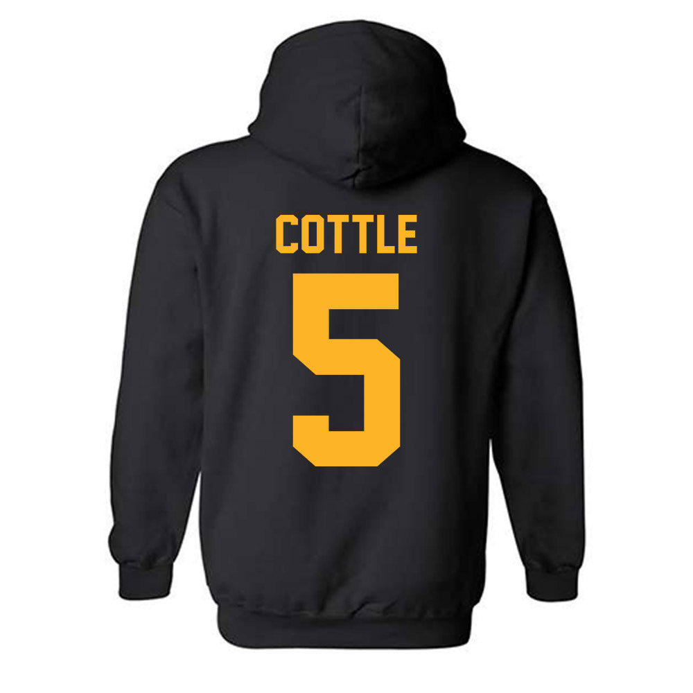 Kennesaw - NCAA Men's Basketball : Simeon Cottle - Vintage Shersey Hooded Sweatshirt-1