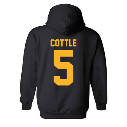 Kennesaw - NCAA Men's Basketball : Simeon Cottle - Vintage Shersey Hooded Sweatshirt-1