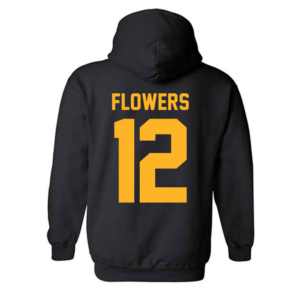 Kennesaw - NCAA Women's Basketball : Kaelyn Flowers - Vintage Shersey Hooded Sweatshirt-1