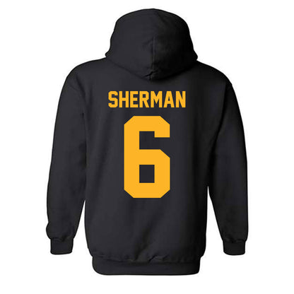 Kennesaw - NCAA Men's Basketball : Frankquon Sherman - Vintage Shersey Hooded Sweatshirt-1