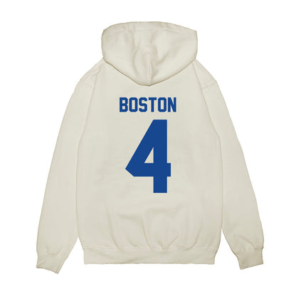 Hampton - NCAA Women's Basketball : Arlisha Boston - Vintage Shersey Premium Hooded Sweatshirt-1