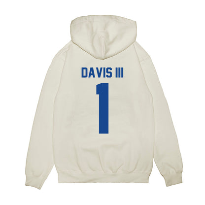 Hampton - NCAA Men's Basketball : Aaron Davis III - Vintage Shersey Premium Hooded Sweatshirt-1