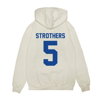 Hampton - NCAA Men's Basketball : Etienne Strothers - Vintage Shersey Premium Hooded Sweatshirt-1