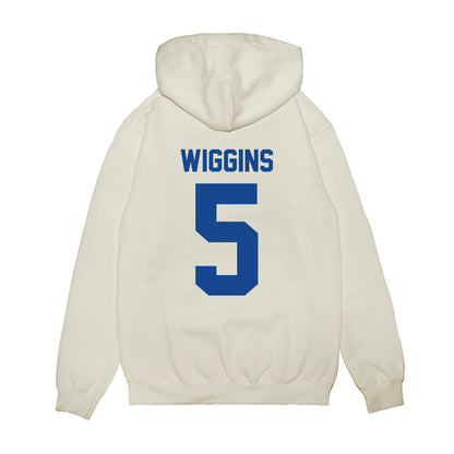 Hampton - NCAA Women's Basketball : Diamond Wiggins - Vintage Shersey Premium Hooded Sweatshirt-1