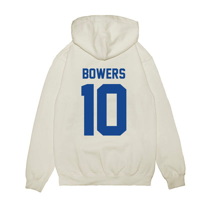 Hampton - NCAA Women's Basketball : Jeniya Bowers - Vintage Shersey Premium Hooded Sweatshirt-1