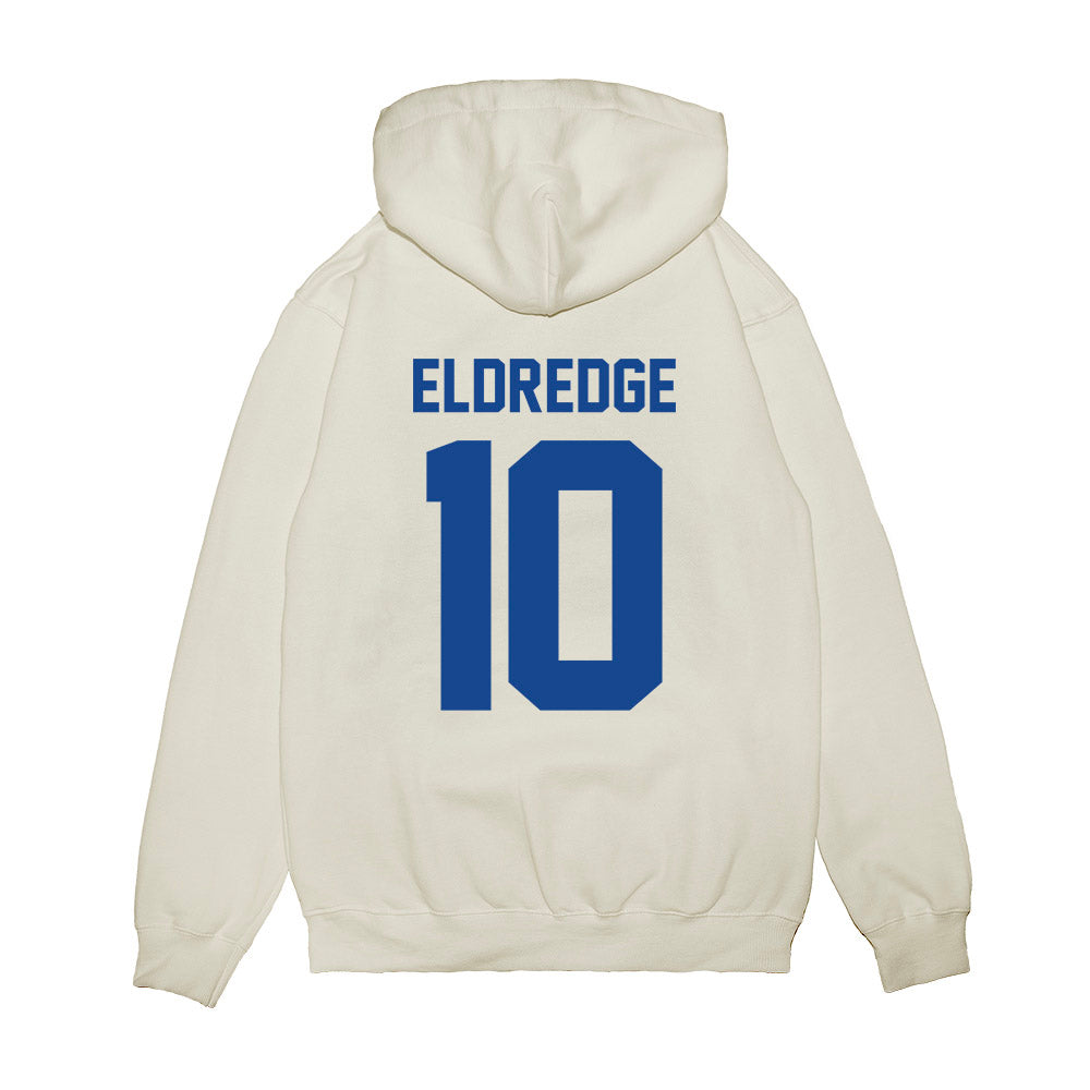 Hampton - NCAA Men's Basketball : Chris Eldredge - Vintage Shersey Premium Hooded Sweatshirt-1