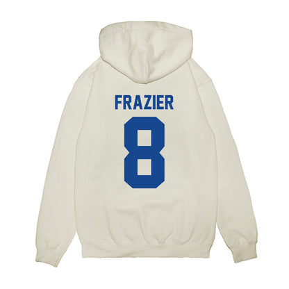 Hampton - NCAA Men's Basketball : Maximus Frazier - Vintage Shersey Premium Hooded Sweatshirt-1